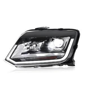 Ensemble de phares LED sur mesure pour <span class=keywords><strong>Volkswagen</strong></span> <span class=keywords><strong>Amarok</strong></span> avec lentille et feux de jour, version haut de gamme - Product Image 1