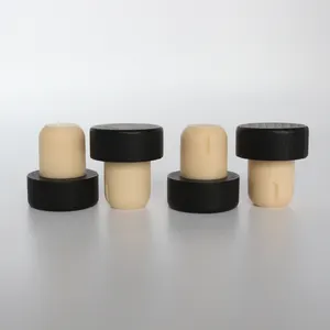 High Quality Monomer Bottle Stopper Wooden Cork Synthetic Cork Bottle Stopper T-shaped Cork