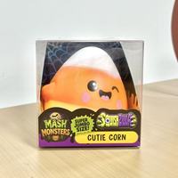 Peluche géante fantôme blanc en TPR – Cadeau mignon et amusant, jouet anti-stress à presser pour soulager l'anxiété