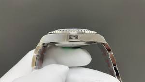 Montre de poche de luxe pour homme Tandorio NH35A avec mouvement automatique Seiko, 20 BAR, plongée, bracelet en acier 40 mm, marques lumineuses - Product Image 5