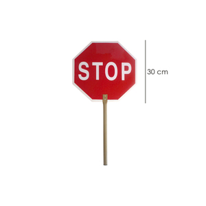 Cartel Paletina Obra Stop - Avance 30 x 30 cm. - Product Image 2