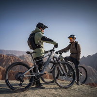 Vélo de montagne électrique Amflow PR Carbon, en fibre de carbone, EMTB 1500W, batterie amovible, système d'entraînement Avinox M2, fabrication en usine