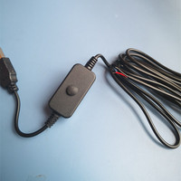 Câble de charge USB A avec interrupteur, moins cher en usine
