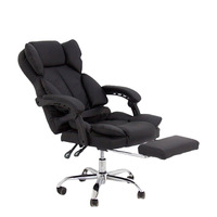 Fauteuil de bureau ergonomique inclinable en gros avec dossier pivotant réglable en hauteur et structure métallique pour atelier et chambre à coucher
