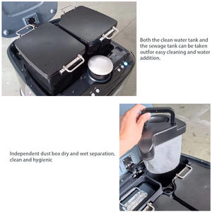 <span class=keywords><strong>Robot</strong></span> de nettoyage commercial intelligent autopropulsé certifié UE avec moteur PLC, aspirateur 20000 Pa et Lidar pour aéroports - Product Image 5