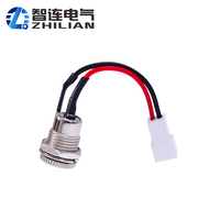 Connecteur jack d'alimentation cc 5.5mm x 2.1mm connecteur femelle vers XH2.54 connecteur femelle à 2 broches