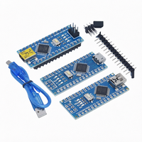 Carte de contrôle à montage en surface entièrement équipée Mini/Type-C/Micro USB CH340 ATmega328P compatible Linux Nano V3.0