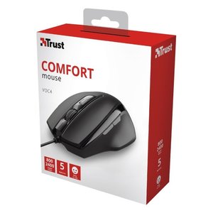 Ratón Consumer Voca Comfort con cable negro 6 botones USB tipo A - Product Image 2
