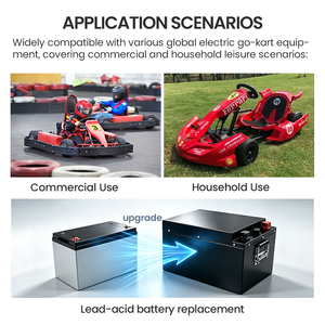 Baterai Go Kart Heavy Duty 48V 60V 72V 80Ah 100Ah 150Ah untuk OTL E Pro Kart, Balap Go Kart Listrik, dan Buggy - Product Image 4