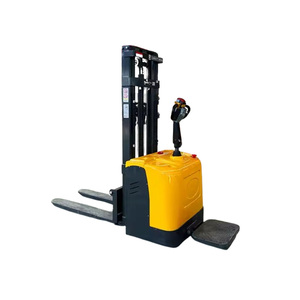 Apilador de palés de 1 tonelada, 1,5 toneladas, apilador de elevación automática, materiales móviles, uso doméstico de granja, apilador de elevación eléctrico portátil - Product Image 1