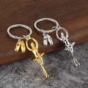 Llaveros de aleación con colgantes de zapatos, pequeños regalos de danza para entusiastas del <span class=keywords><strong>ballet</strong></span> - Product Image 1