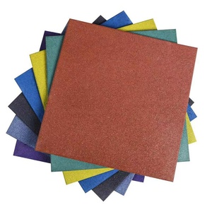 Lámina de Suelo de Goma para Crossfit, Suelo de Vinilo de Goma para Gimnasio, 1000mm x 1000mm x 20mm - Product Image 6