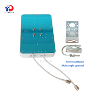 Antena de Comunicación de Panel 4G Lte Mimo 2x2 Direccional de 16dBi para Amplificador de Señal de Largo Alcance para Exteriores