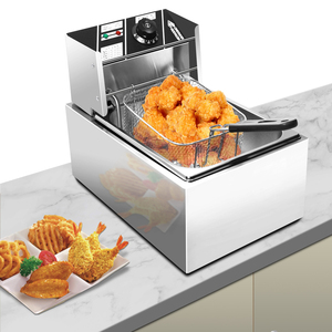 Thương Mại Thép Không Gỉ 6L Nồi Chiên Sâu Cho Gà Tây Gà Chip Điện Tùy Chọn Hộ Gia Đình Chuyên Nghiệp Nồi Chiên - Product Image 3