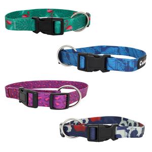 लक्जरी फैशन नायलॉन कुत्ते कॉलर स्मार्ट प्रिंट वाटरप्रूफ पालतू जानवर रिबन सजावट कस्टम लोगो विकल्प के साथ - Product Image 1