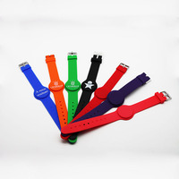 Bracelet RFID en silicone réutilisable, résistant à la transpiration, avec puce NFC pour salle de sport, centre de fitness, clé de casier, carte de membre