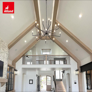 Allandgroup - Viga <span class=keywords><strong>de</strong></span> <span class=keywords><strong>Madera</strong></span> Laminada Decorativa Lisa <span class=keywords><strong>de</strong></span> Alta Calidad, Imitación Roble Blanco, <span class=keywords><strong>para</strong></span> Techo Bajo - Product Image 5