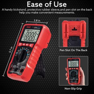 Yüksek kaliteli dijital LCD arka ekran DC AC multimetre Video Balun gerilim/akım/ohm test etmek için kullanılır - Product Image 4