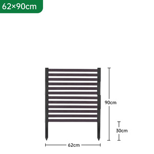 Treillis rectangulaire en WPC pour plantes, facile à assembler, support de jardin extérieur - Product Image 2