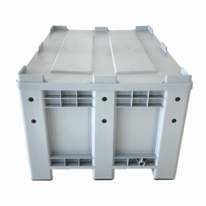 Pallet Box Bin Agricultural, Industrial Storage Large Plastic for Fruit and Vegetables, Forklift Handling, 4200kgs PE Injection