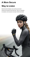 Écouteurs sans fil à crochet d'oreille, oreillettes ouvertes BT 5.4, légers, son stéréo, pour le sport, la course, ajustement confortable, LED, usage quotidien
