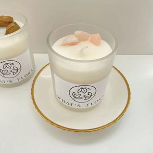 Candela <span class=keywords><strong>di</strong></span> cristallo <span class=keywords><strong>di</strong></span> lusso profumata <span class=keywords><strong>di</strong></span> soia naturale fatta a mano con gemma - Product Image 5