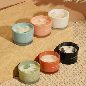 Bougie parfumée artisanale de luxe en cire de soja avec logo, vente en gros, décoration d'intérieur, parfum d'ambiance, bougies aromatiques - Product Image 2