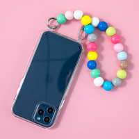 Étuis de téléphone portable en TPU transparents antichoc avec œillets pour iPhone11 12 13 ProMax accessoires de lanière de téléphone
