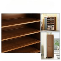 Étagère à chaussures simple pour la maison, anti-poussière, multi-niveaux, gain de place, armoire à chaussures de porte pour dortoir, étagère de rangement