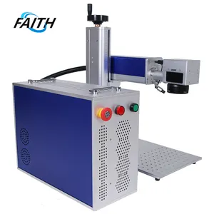 Portable mini 30w 50w 100w 3d uv co2 fiber laser marking machine printer marker engraver for plastic metal jewelry