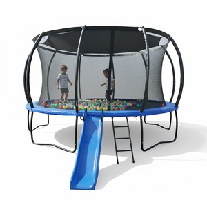 Trampoline rond Zoshine pour enfants avec toboggan, pour jardin extérieur, 8FT, 10FT, 12FT, 14FT, 16FT, en forme de citrouille - Product Image 2
