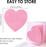 Tampons démaquillants jetables 3 couches couleur personnalisée, lingettes en coton non pelucheuses pour vernis à ongles, colle à cils, nettoyage des ongles et des cils
