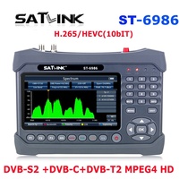 Satlink X5 DVB-S2/C/T2 HD H.265 10 bits, localisateur de satellite, accessoire audio et vidéo CN