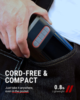 Compresseur d'air de voiture sans fil numérique électrique rechargeable automatique portable avec affichage LED en ABS pour gonflage de pneus