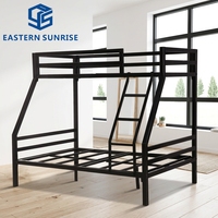 Lit superposé commercial moderne en acier réglable, taille double, pour dortoirs, écoles, auberges de jeunesse, vente en gros