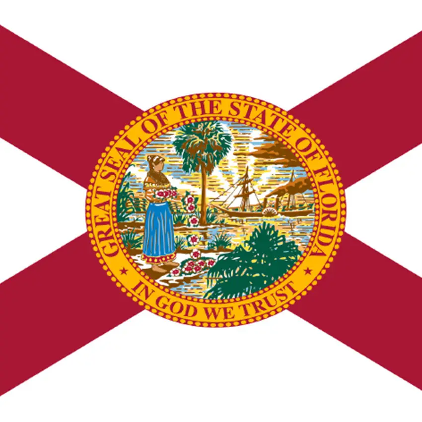 Bandiere americane dello stato della Florida FL 3x5 piedi degli stati uniti