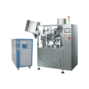 Automatic Soft Plastic Tube Filler Sealer Ointment / Toothpaste / Cosmetic / Cream Tube Filling Sealing Machine