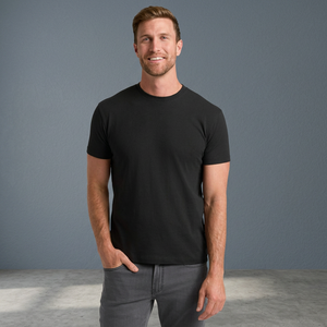 T-shirt décontracté tricoté uni pour homme, coupe ample, séchage rapide, réfléchissant, respirant, à manches courtes, idéal pour la course et l'entraînement en extérieur - Product Image 3