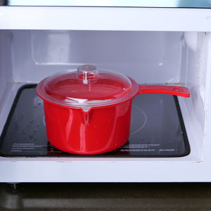 Pentola Multifunzione per Microonde, Contenitore Termico in Plastica PP a Prova di Perdite con Manico e Coperchio Ventilato - Product Image 5