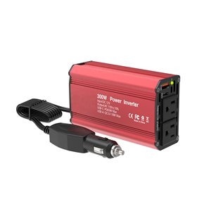 Biến tần nhà máy trực tiếp điện 300W kép đo ổ cắm USB + QC3.0 + pd65w nhanh phí DC12V để AC110V xe biến tần - Product Image 1