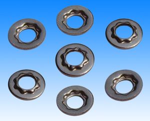 Rondelles à tête bombée à verrouillage torx en acier inoxydable 304 LeGood, diamètre M4 M6, épaisseur 9,6 mm, 0,6 mm - Product Image 3