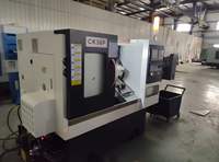 Torno CNC Automático de 3 Ejes CK36P de Alta Precisión con Bancada Plana para Procesamiento de Piezas Metálicas Pequeñas