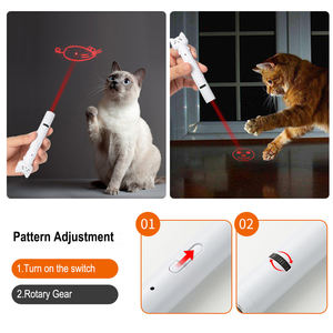 Hoopet Kustom 5 Jenis Pola Penggoda Inframerah Mainan Kucing Laser Listrik - Product Image 5