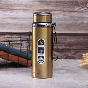 Toptan Klasik Mermi Şeklinde Vakumlu Termos Bardak 500ML Okul Dönüşü Askılı 304 Paslanmaz Çelik 6-12 Saat İzolasyon - Product Image 3