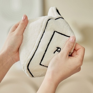 Toalla de Mano Cuadrada Pequeña y Simple para Colgar, Blanca, Absorbente, Doble Grosor, para Cocina y Baño, para el Hogar - Product Image 4