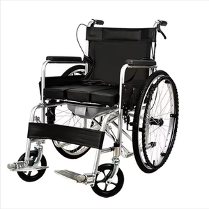 Silla de Ruedas Manual Plegable Ligera LEHO con 1 Año de Garantía <span class=keywords><strong>para</strong></span> el <span class=keywords><strong>Cuidado</strong></span> de <span class=keywords><strong>Ancianos</strong></span> y Personas con Discapacidad, Diseño de Inodoro - Product Image 1