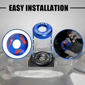 Cubierta Protectora <span class=keywords><strong>de</strong></span> Aluminio Azul para el Interruptor <span class=keywords><strong>de</strong></span> Encendido, para Can-Am Spyder <span class=keywords><strong>Serie</strong></span> F3, Accesorios para Motocicleta - Product Image 6
