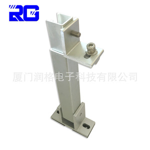 Support de montage solaire RG, pieds avant et arrière réglables, en aluminium, pour installation sur toit, finition anodisée - Product Image 3