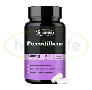 Healthife Private Label An-ti Aging Supoplement 500mg Pterostilbene Capsules - Product Image 2