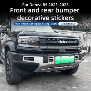Pour Denza Formula <span class=keywords><strong>Leopard</strong></span> 5 Denza B5 2024+ Housses de protection Pare-buffle Protection de pare-chocs avant Aspect carbone ABS Noir mat - Product Image 4